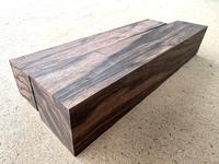 Macassar Ebony Lathe Blanks (2 pcs)